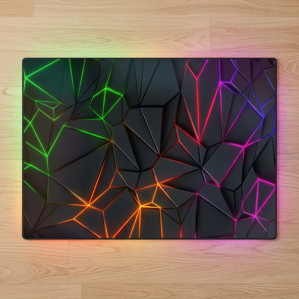 Prism Neon Gaming Rug